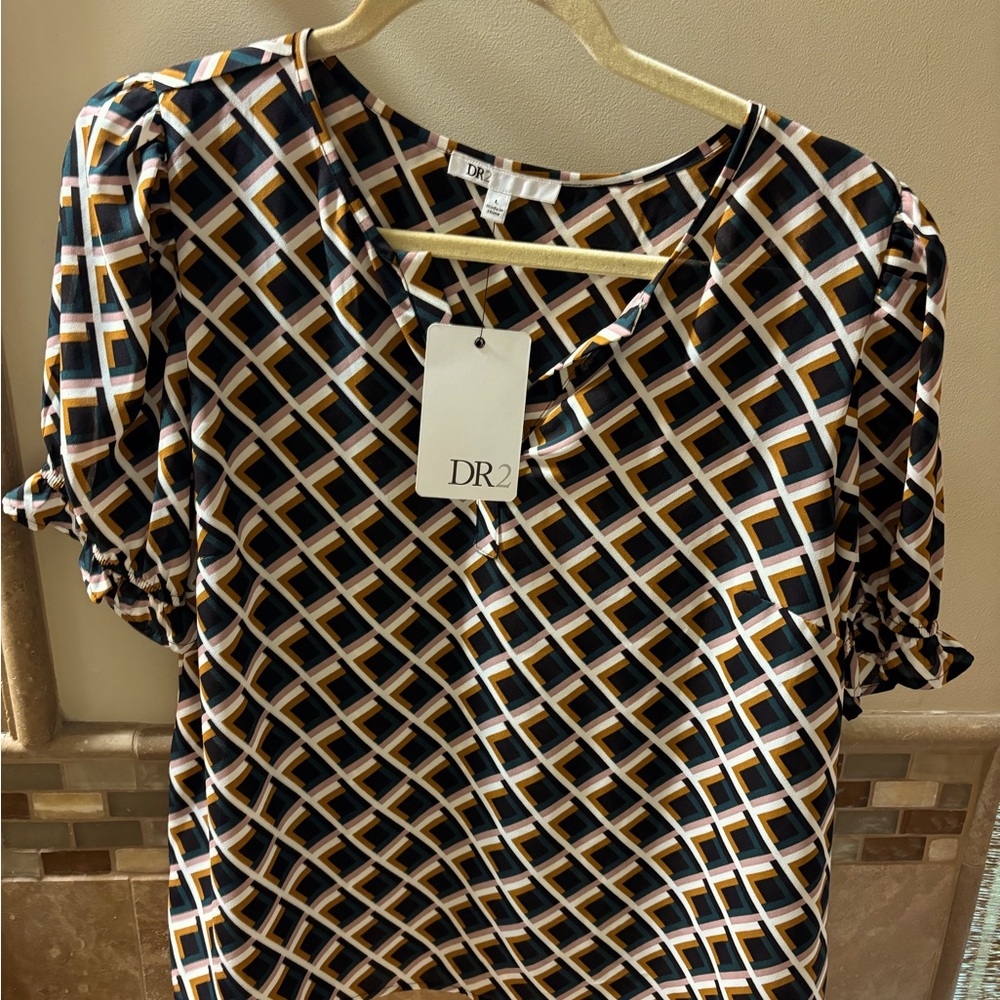 DR2 by Daniel Rainn Puff Sleeve Top